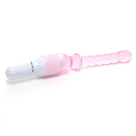 "Beaded Vibrator for Intimate Pleasure"